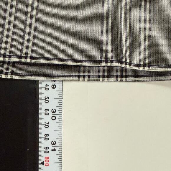 Zara S Womens Oversized Plaid Check Gray Blazer Jacket Boxy Menswear Inspired - Picture 8 of 11